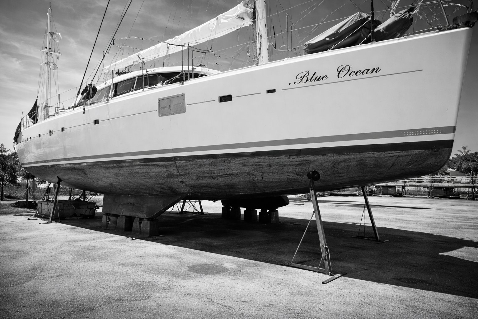 Voilier en chantier — Nexus Marine